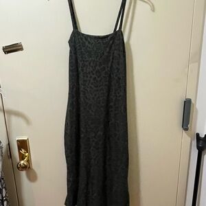 Express Green Patterned Dress